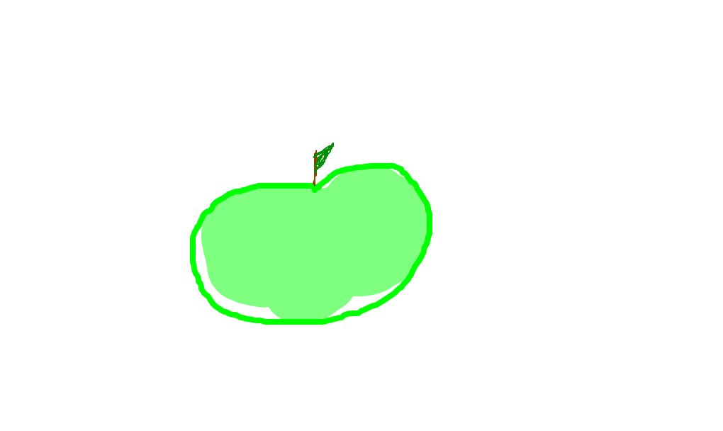 Maçã verde - Desenho de _yAninha__ - Gartic