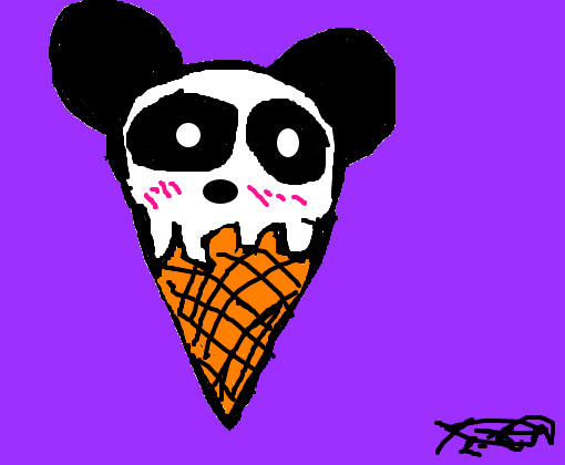 imagem de panda de sorvete de colorir - Pesquisa Google
