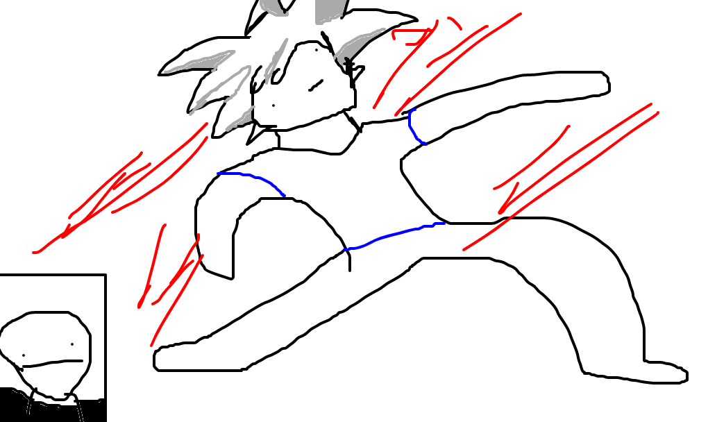 GOKU - INSTINTO SUPERIOR - Desenho de ziller4151 - Gartic
