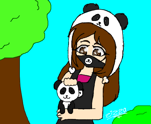 Natasha Panda (Fanart) - Desenho de _zy_ - Gartic