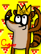 Rigby the Pizza King!