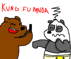 brincando de kung fu panda
