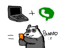 Pc+wattsap=panda :D
