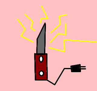 faca elétrica