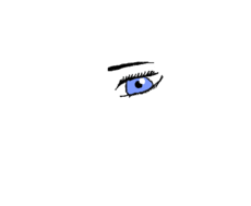 olhos violetas