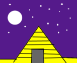uma noite na pirâmide
