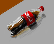meio cheia ou meio vazia"coca-cola"