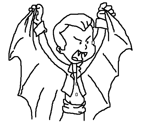 Vampiro - Desenho de alexchristensenn - Gartic