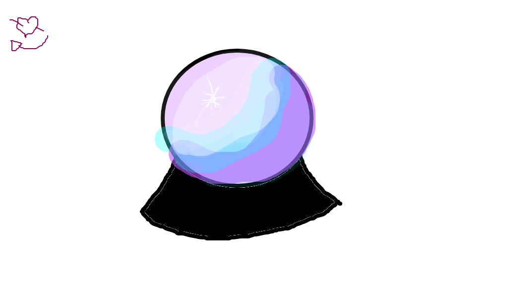 Bola de cristal - Desenho de __fera__ - Gartic