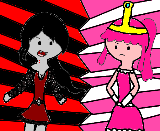 Marceline e Princesa Jujuba(Versão Festa)
