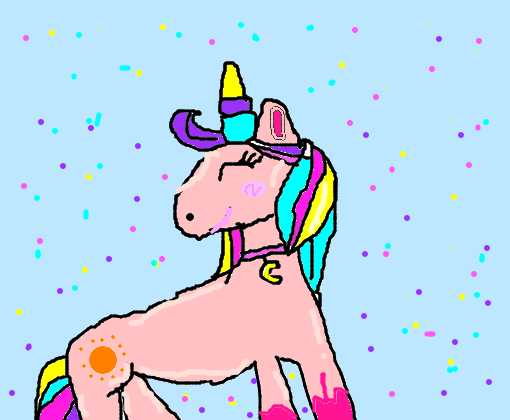 Desenho De Unicornio Fofo