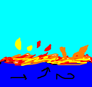 mar de fogo