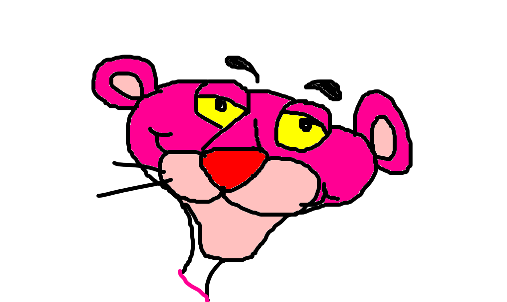 a pantera cor-de-rosa