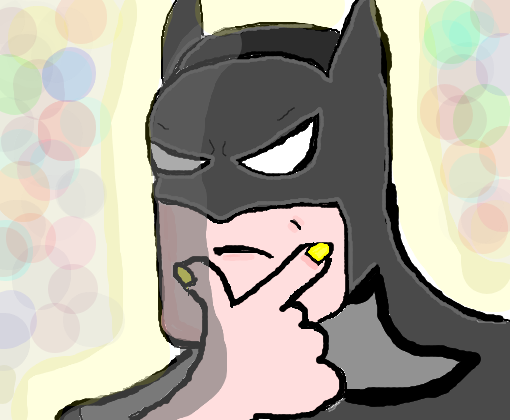Batman pensativo - Desenho de andy_luz - Gartic