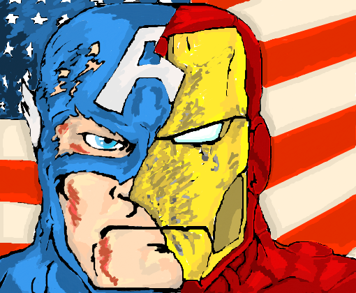 Capitão América vs Homem de Ferro