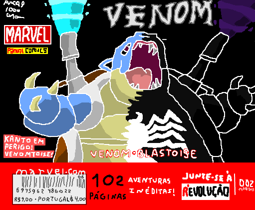 VenomPokémon #2 - Blastoise (capa de quadrinhos 2.0)