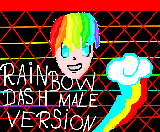 Rainbow Dash Male Version