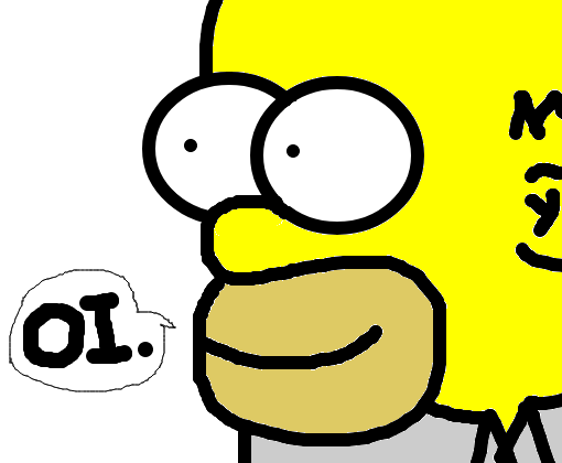 Homer dá oi pra você. 