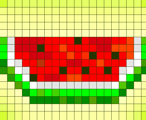 melancia pixel