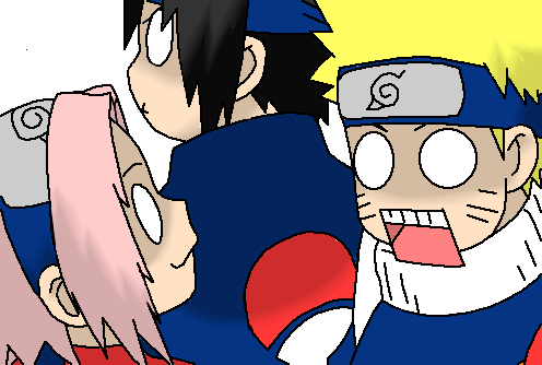 Naruto/Sasuke/Sakura - Desenho de anny_lange - Gartic
