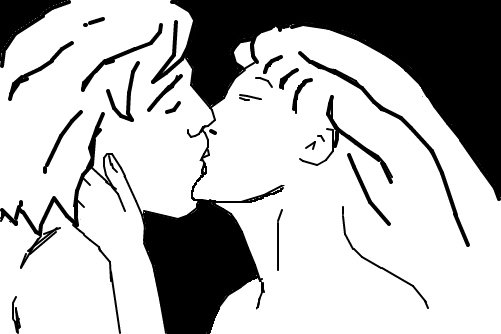 O beijo - Desenho de feupudih - Gartic