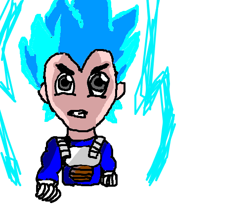 vegeta ssj blue - Desenho de anonimo4764 - Gartic