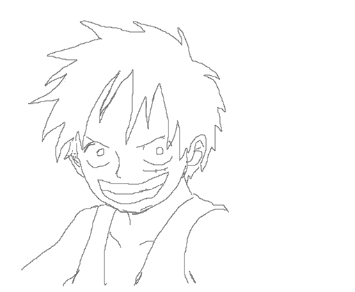 Como desenhar o Luffy fácil