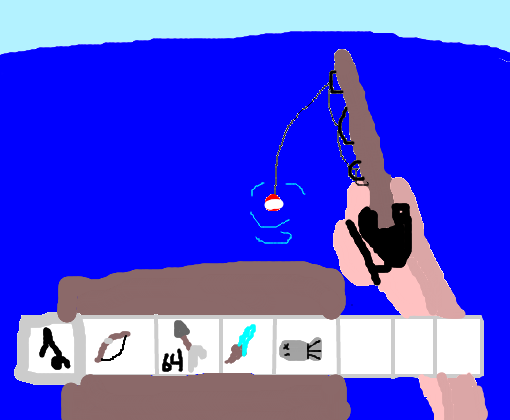 pescando no mine
