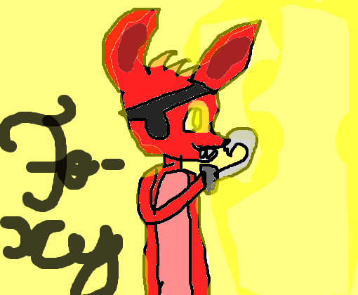 Meu desenho do foxy