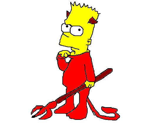 Bart Demon Simpson