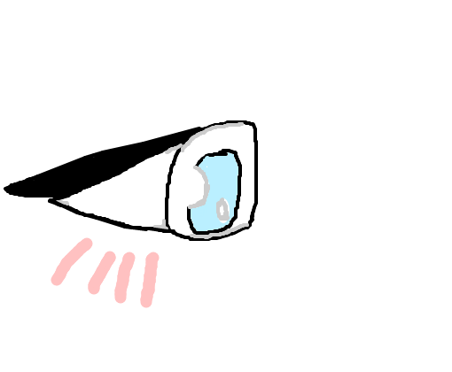 olho de animê bravo - Desenho de sqweekie - Gartic