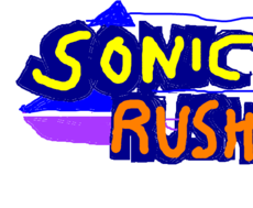 sonic rush logo *descriçao*