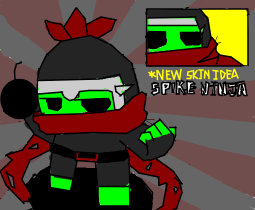 New Skin Idea Spike Ninja Desenho De Batata Neko Gartic - brawl stars ideas de skins inventadas de seli