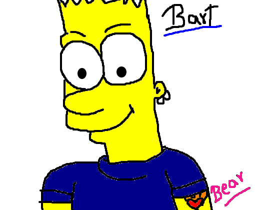 Bart triste - Desenho de pqp_larissa123 - Gartic
