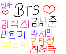 Nomes Hangul bts