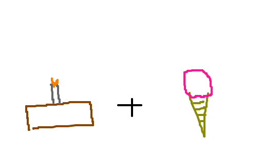 bolo de sorvete
