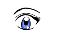 (como nao aprender a desenhar olhos de anime)