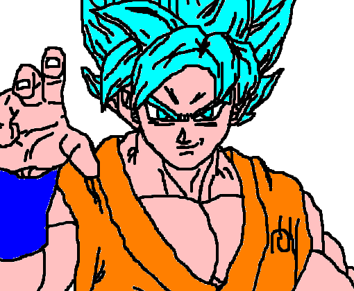 Goku ssj blue - Desenho de carlauzaum - Gartic