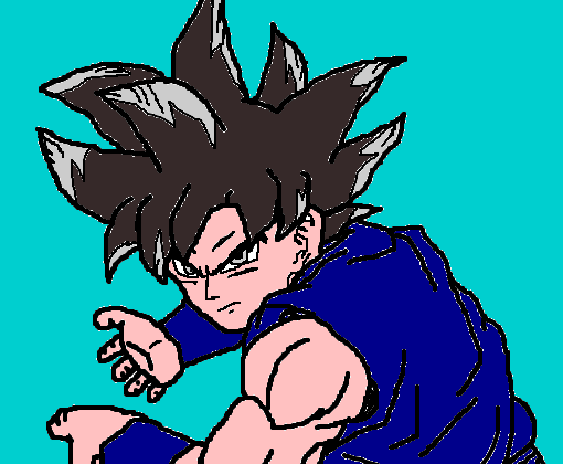Goku instinto superior - Desenho de vegeta1104 - Gartic