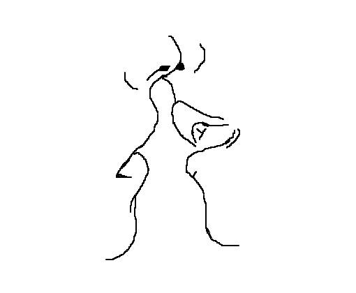 O beijo - Desenho de feupudih - Gartic