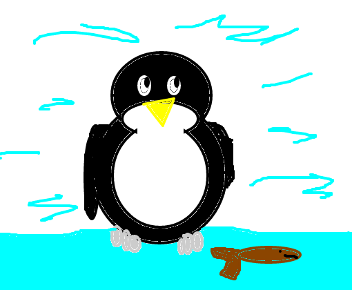 Pinguin_Perto D\'água