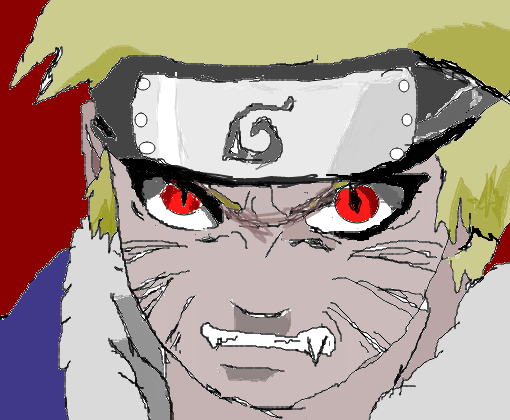 Naruto Kyuubi - Desenho de iguinhoh - Gartic