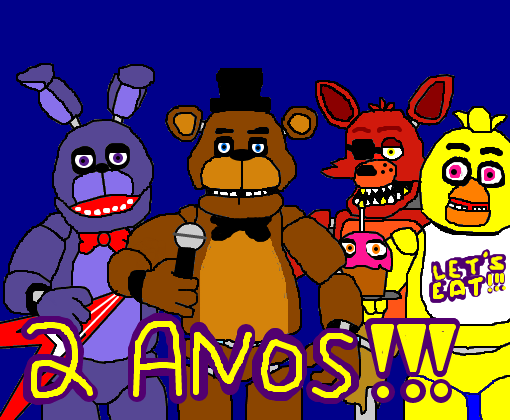 Freddy (fnaf 1) - Desenho de foxyandfreddy - Gartic