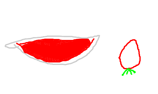 mousse de morango