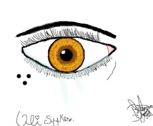 The eye of Oli Sykes - TEARS