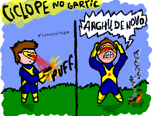 Super-Heróis no Gartic - Ciclope