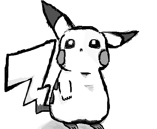 Pikachu de boné para a Leet_hp *-* - Desenho de shakeitup - Gartic