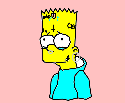 Bart Simpson (sad boy) - Desenho de gabriel_spw - Gartic