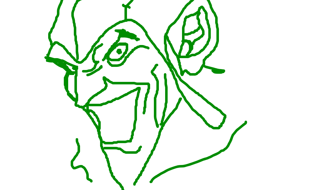 Duende verde - Desenho de DucklessNightmare - Gartic