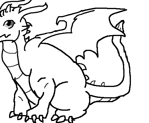 Dragãozinho pro T4 =) - Desenho de re_bordosa_darrell - Gartic